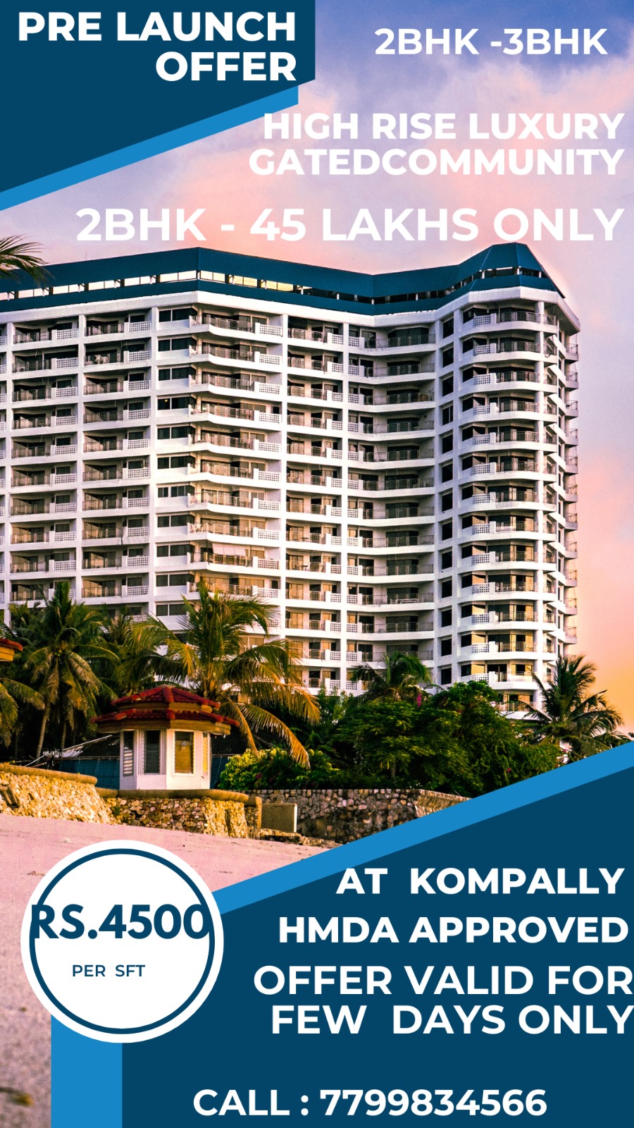 2BHK Flats in Kompally