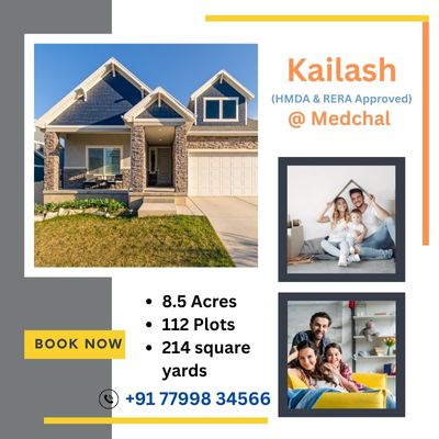 Kailash open plots in medchal