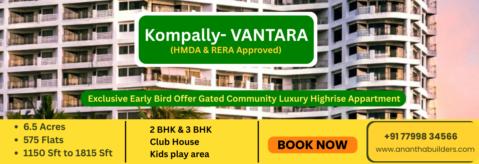 Luxury apartments in hyd